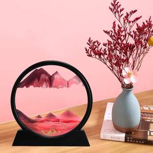 7 "3D mobile sable Art photo paysages <span class=keywords><strong>de</strong></span> sable la <span class=keywords><strong>carte</strong></span> <span class=keywords><strong>de</strong></span> sable dynamique relaxant bureau décor à la maison Quicksand peinture - Product Image 2