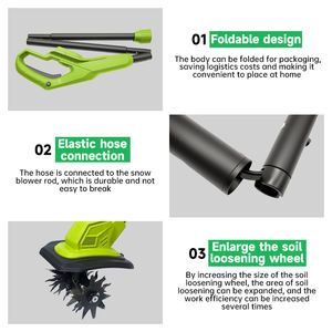 Mini micro-<span class=keywords><strong>scarificateur</strong></span> portatif ménage électrique désherbage trancheuse batterie au Lithium caractéristiques motoculteur en métal pour l'agriculture - Product Image 4