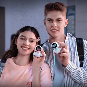 <span class=keywords><strong>Robot</strong></span> <span class=keywords><strong>Giocattolo</strong></span> Eiliko in Prevendita, Ciondoli per Borse Rosa, Regali di Natale, Simpatico Compagno Intelligente AI, Piccolo <span class=keywords><strong>Robot</strong></span> Domestico - Product Image 4