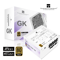 Thermalright TR-GK750-W 750W Catu daya putih ATX 3.1 80 PLUS Gold modular penuh dengan kabel PCIe 5.1 untuk PC desktop