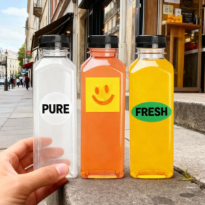 Disposable 250ml 300ml 400ml <strong>Plastic</strong> Juice <strong>Bottles</strong> with Lids Juice <strong>Plastic</strong> <strong>Drink</strong> <strong>Bottle</strong> With Lid Pet <strong>Plastic</strong> <strong>Bottles</strong> - Product Image 3