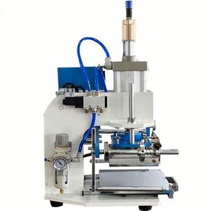 New Condition Small Pneumatic Hot Foil Stamping Machine PVC <b>Leather</b> Logo Paper Card Gold and <b>Leather</b> Embossing <b>Leather</b> <b>Tools</b> - Product Image 2