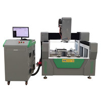 Senke Cnc 600*600mm Mini Miroir En Verre Lazer Fiber Laser Sablage Sculpture Marquage Peinture Supprimer Glaçage Machine