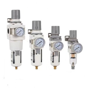 Unité de traitement d'air pneumatique AC4010-04, combinaison filtre-régulateur-lubrificateur (FRL) - Product Image 1