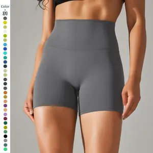 Sexy High Waisted Scrunch Butt Yoga Curto Legging Tights Mulheres Sweatpants Compressão Seamless Fitness Calças Curtas
