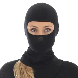 Kaltes Wetter Sturmhaube Ski maske für Frauen Nahtlose wind dichte thermische Winters chal maske Atmungsaktive Hals wärmer haube zum Radfahren