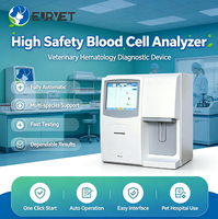 Alat Hematologi 3-Part EUR VET untuk Laboratorium Hewan, Analyzer Darah CBC dengan 23 Parameter