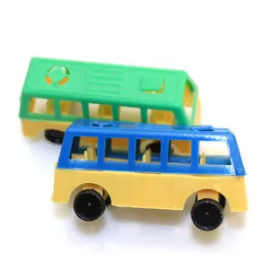 Personalizzato promozionale divertente della città di plastica bambino giocattolo autobus bus scuola bus giocattolo per i bambini