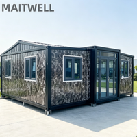 Maisons préfabriquées, maisons pliables, conteneurs habitables, bâtiments extensibles, maison modulaire portable 2 chambres, maison modulaire standard chinoise