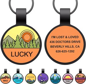 Etiquetas personalizadas de silicona para mascotas con código QR/NFC grabable, impermeable y duradero para perros y gatos, compatible con seguimiento GPS - Product Image 5