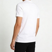 Camiseta de Verano para Hombre, Casual, de Color Sólido, 100% Algodón, Corte Holgado, Secado Rápido, Transpirable, Cuello Redondo, Manga Corta