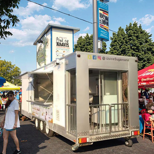 Mobile Coffee Ice Cream Trailer <strong>Street</strong> Customizable Color/Size Food Cart <strong>Snack</strong> on Sale with Lights - Product Image 1