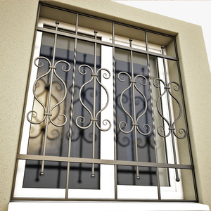 Decorative Steel <strong>Window</strong> <strong>Security</strong> <strong>Bars</strong> <strong>for</strong> Construction Wrought Iron <strong>Bars</strong> <strong>for</strong> <strong>Windows</strong> OEM - Product Image 5
