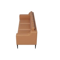 HS3-expositor de alta gama ODM OEM, muebles de lujo de alta gama, sofá tapizado de 3 plazas