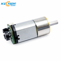 GM16-030SH Motor DC Sikat Kecil 16mm Encoder Poros Heksagonal 3mm Motor Gear Logam Magnet Permanen Sepeda Listrik Pintar