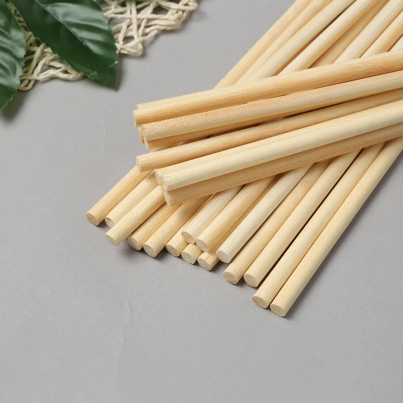 Tongkat Bambu Rajut 3.5Mm Diameter 120Cm Panjang Kerajinan Strip Bambu untuk DIY untuk Produk Bambu