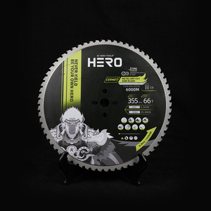 Lưỡi cưa tròn cắt khô Cermet 355mm/14in dùng cho cắt kim loại trên máy cưa cắt - HERO Tools - Product Image 2