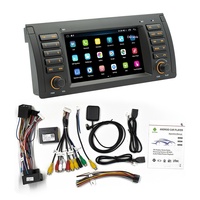 Pour E39 02-08, navigation Android, écran large 7 pouces, Carplay, caméra de recul 360°, autoradio FM