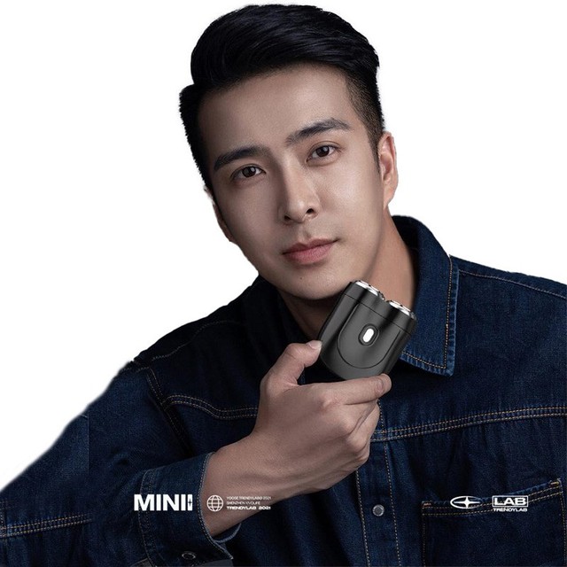 Portable Mini Razor Electric Shaver for Men Face IPX7 Waterproof Rechargeable Zinc Alloy Housing Twin Blade USB Power Source