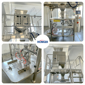 Machine d'emballage de sacs préformés à double courant continu et station unique de 1 à 10 kg pour riz, aliments pour animaux et engrais - Product Image 5