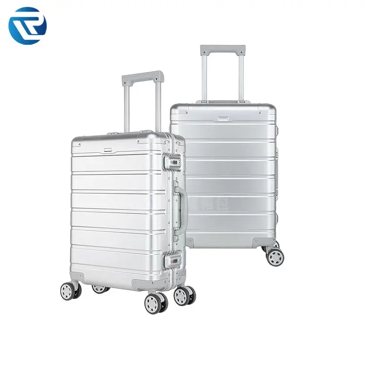 Fabrika toptan Spinner sessiz tekerlekler alüminyum-magnezyum alaşımlı yeni bavul çanta arabası setleri bavul seyahat çantası kılıfları