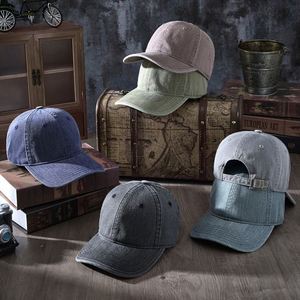 Cappellino da Baseball in Denim Morbido Primaverile ed Estivo, Stile Vintage Lavato, Facile da Abbinare, Casual con Visiera - Product Image 2