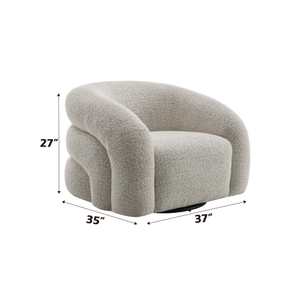 Sillón de terciopelo moderno para sala de estar y dormitorio, sofá individual de lujo ligero con diseño ergonómico - Product Image 5