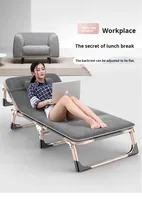 Chaise de jardin moderne pliable multifonctionnelle réglable de grande taille, cadre en aluminium, bois massif, Oxford, mobilier d'extérieur