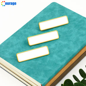 Badge Nominativi Dorati Vuoti per Stampa a Sublimazione <span class=keywords><strong>2</strong></span>*7cm Targhette Vuote con Inserto in Alluminio - Product Image 5