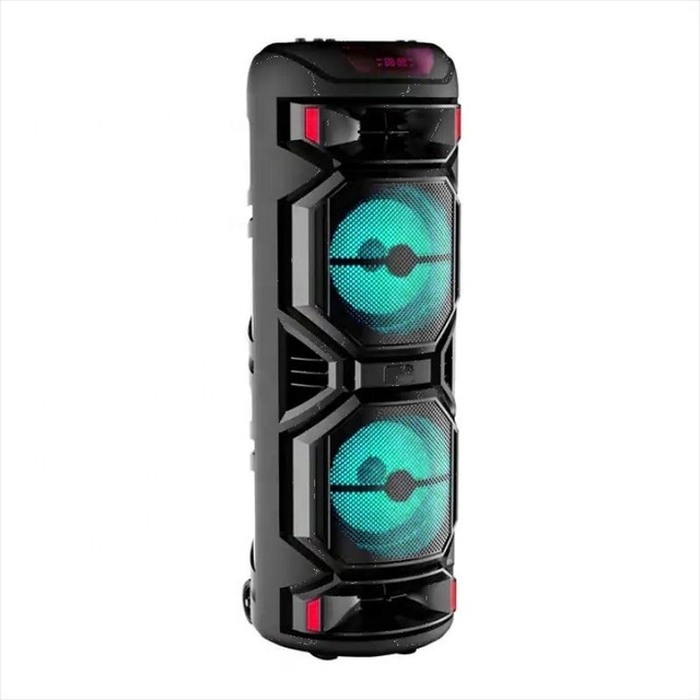 Big Boombox Stand Tower Dual  ECHO BASS Heavy Speaker With Big Sounds