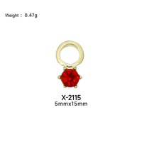 Logam paduan 3D seni kuku perhiasan Rhinestones pesona kupu-kupu mahkota bunga desain logam untuk kuku DIY batu permata kuku batu permata
