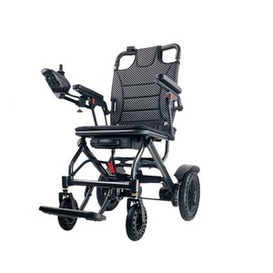 Manual Standard Folding Steel Manual wheelchair,transport wheelchair,12"rear Wheel PU Tire - Product Image 1