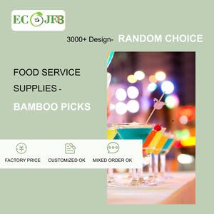 Palillos de Bambú ECO JFB <span class=keywords><strong>con</strong></span> Diseño Personalizado de Lápiz de <span class=keywords><strong>Tomate</strong></span>, Brochetas de Bambú para Aperitivos, Cócteles y Servicios de Catering - Product Image 3