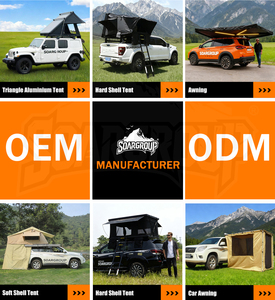 Carpa de Techo Rígida Cuadrada ABS para SUV 4x4, Fácil de Instalar, Impermeable, Tipo Concha, con Escalera - Product Image 2