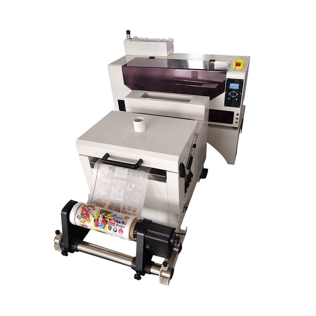 A3 DTF Printer with Powder Shaker and Dryer, Desktop Direct to Film Printing Machine with White Ink for T Shirt Business