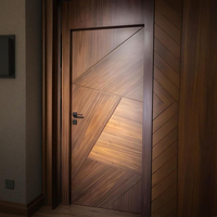 Porte intérieure en bois massif de style moderne pour la maison Salon Hôtel Appartement Villa Chambre à coucher pour les hôpitaux Vente directe