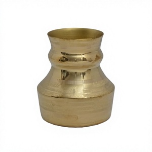 หม้อน้ำทองเหลืองสีทองสำหรับงานเทศกาลและใช้งานประจำวัน - Product Image 1