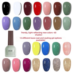 Kit de <span class=keywords><strong>Vernis</strong></span> à Ongles en Gel - Couleurs Tendances Éclatantes - Ensemble Professionnel Base et Top Coat pour Salons de Manucure - Kit de Gel de Polymérisation Transparent 15ml - Product Image 2