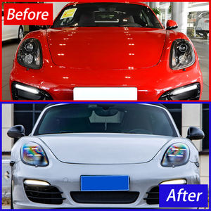 Conjunto de Faros Delanteros LED para Automóvil, Estilo 2024, Plug and Play, para <span class=keywords><strong>Porsche</strong></span> <span class=keywords><strong>Cayman</strong></span> Boxster 981 2013-2015, Accesorios de Actualización - Product Image 3