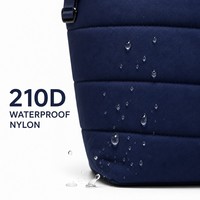 Sac fourre-tout matelassé en nylon imperméable 210D avec logo personnalisé, sac à bandoulière matelassé pour femme, usine OEM ODM
