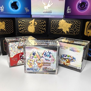Nhà Máy Trực Tiếp Hiện Đại Bảo Vệ etb Elite Huấn Luyện Viên Hộp Trường Hợp Cho Tcg Thẻ Với Nắp Từ Quà Tặng Acrylic Bảo Vệ Trường Hợp - Product Image 2
