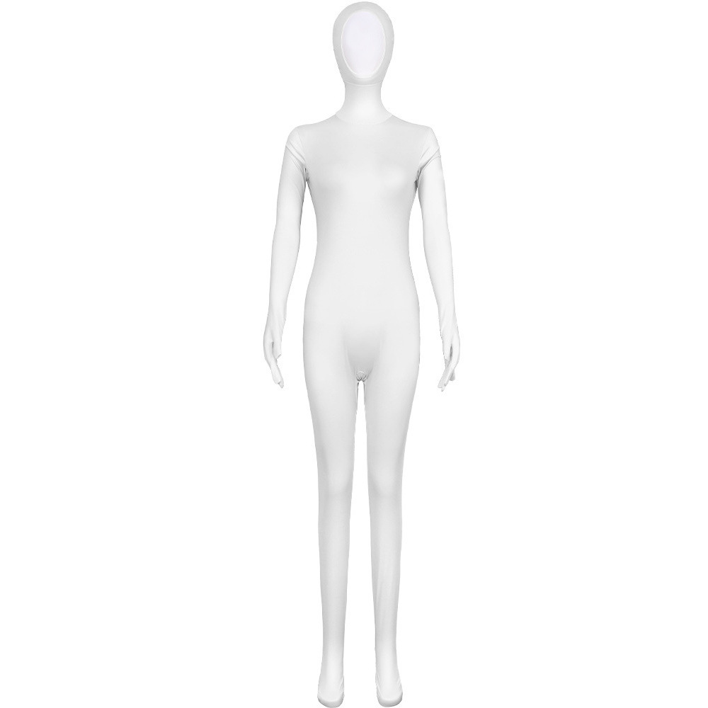 White - Unisex style with hands, feet, and face showing