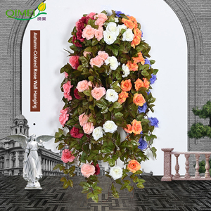 Nhân Tạo Rose Vine Tường Treo Giỏ Hoa Đặt Lụa Nhựa Hoa Nho Tường Phòng Khách Tường Ban Công Trang Trí Đám Cưới - Product Image 3