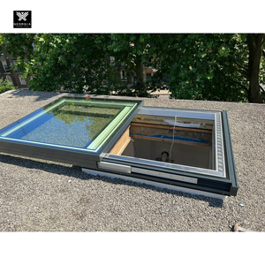 Système de toit coulissant automatique en aluminium de haute qualité résistant aux intempéries, trapes d'accès au toit coulissantes électriques ignifuges pour maisons - Product Image 4