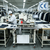 Machine à coudre industrielle de haute qualité pour la pose automatique de poches de veste, machine à coudre à découpe laser pour poches, machine à coudre à fermeture éclair