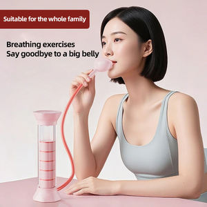 Entrenador de Respiración Abdominal con Mancuernas para Aumentar la Capacidad Pulmonar, Equipo de Fitness para Adelgazar el Abdomen, Mancuerna de PP para Hombres y Mujeres, para Correr y Respirar - Product Image 2