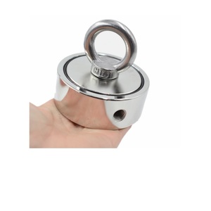 D75mm Neodymium <strong>Magnet</strong> Super Powerful Hole Double-sided Salvage Fishing <strong>Magnet</strong> 300kg <strong>Circular</strong> Permanent Holder Steel - Product Image 4