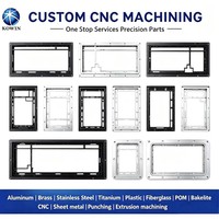 Amplificateurs avec panneau de commande avant et plaque arrière en alliage d'aluminium anodisé usiné CNC sur mesure de précision OEM