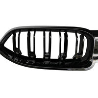 Calandre avant double lamelles style M8 pour BMW Série 8 G14 G15 G16 2018-2025 Noir brillant ABS Pièces automobiles