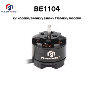 Moteur Brushless DC Micro Flashhobby BE1104 5400KV 2-3S à Hautes Régimes pour Voiture RC, Drone FPV, Quadricoptère, Jouet Électrique, <span class=keywords><strong>Bateau</strong></span>, Ventilateur - Vente en Gros - Product Image 1